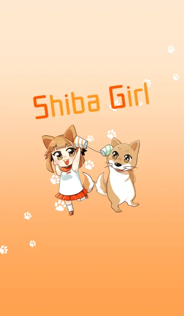 [LINE着せ替え] Shiba Girlの画像1