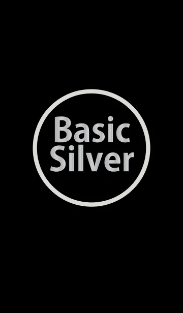 [LINE着せ替え] Basic Silverの画像1