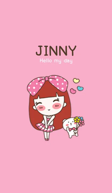 [LINE着せ替え] Jinny : Hello my dayの画像1