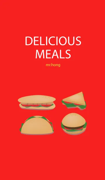 [LINE着せ替え] Delicious mealsの画像1