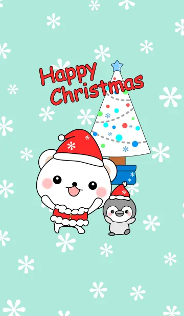 [LINE着せ替え] Happy Christmas...red colorの画像1