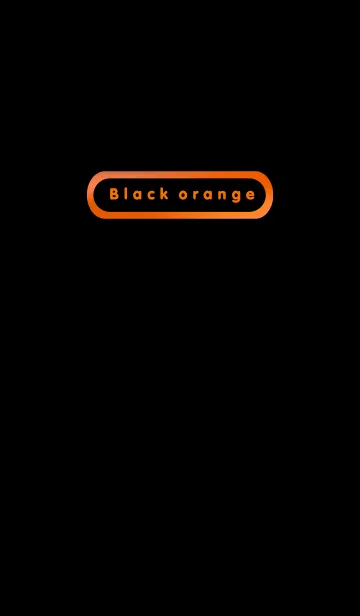 [LINE着せ替え] Black orange v.2の画像1