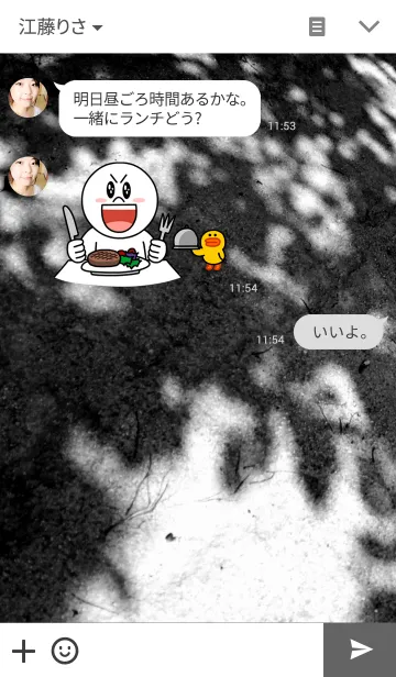 [LINE着せ替え] ahns photo_06_shadowの画像3