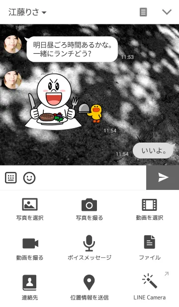 [LINE着せ替え] ahns photo_06_shadowの画像4