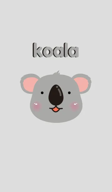 [LINE着せ替え] Simple koala themeの画像1