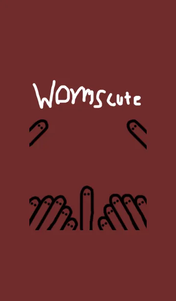 [LINE着せ替え] wormscuteの画像1