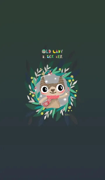 [LINE着せ替え] OldLady ＆ KerKer 冬の夜の画像1