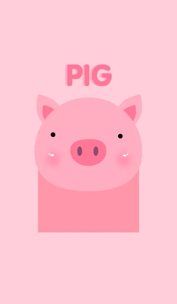 [LINE着せ替え] Cute Pig themeの画像1