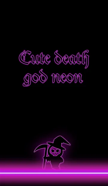[LINE着せ替え] Cute death god neonの画像1