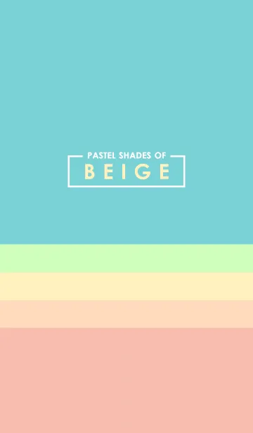 [LINE着せ替え] Pastel Shades of Beigeの画像1