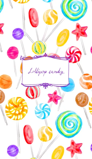 [LINE着せ替え] Lollipop candyの画像1