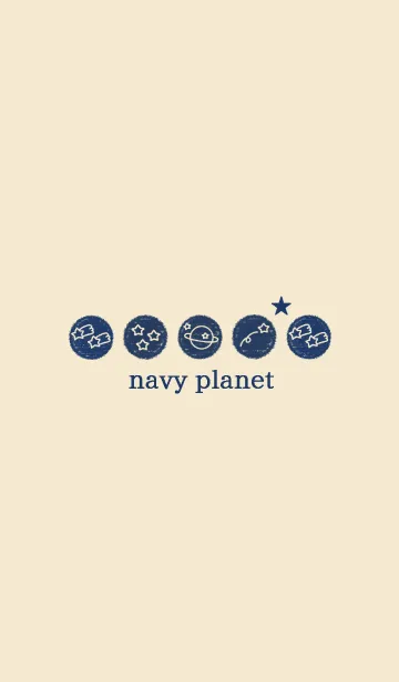 [LINE着せ替え] ★NAVY NAVY PLANET★の画像1