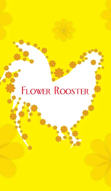 [LINE着せ替え] flower Rooster～花酉～の画像1