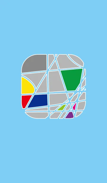 Mosaic-LightBlueの着せ替えメイン画像