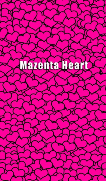 [LINE着せ替え] Mazenta Heartの画像1