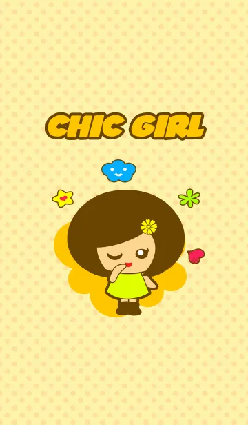 [LINE着せ替え] Chic little girlの画像1
