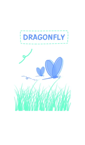 [LINE着せ替え] Blue Dragonflyの画像1