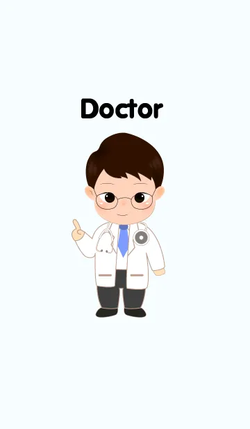 [LINE着せ替え] Cute Doctorの画像1