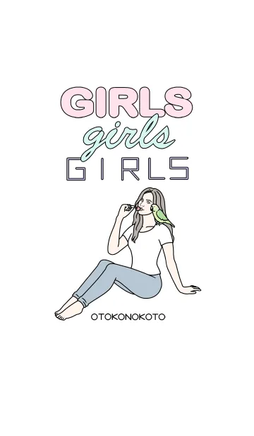 [LINE着せ替え] Girls, Girls, Girlsの画像1