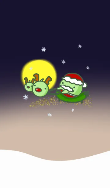 [LINE着せ替え] pea brothers (Merry Christmas)の画像1