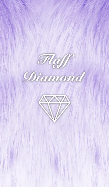 [LINE着せ替え] Fluff Diamond- Purpleの画像1