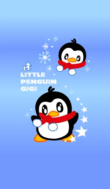 [LINE着せ替え] リトルペンギン〜ジジ雪の画像1
