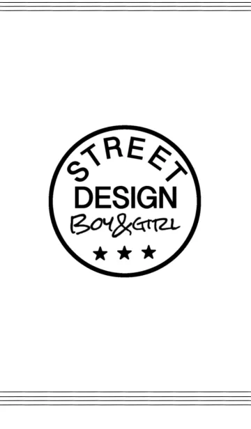 [LINE着せ替え] ストリート系デザイン(白）の画像1