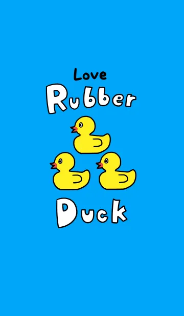 [LINE着せ替え] LOVE Rubber Duckの画像1