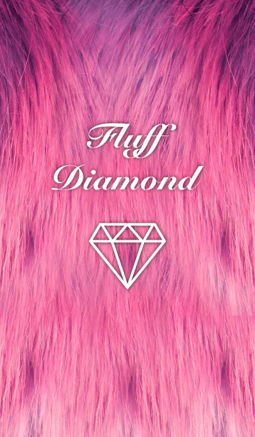 [LINE着せ替え] Fluff Diamond- Pink purpleの画像1
