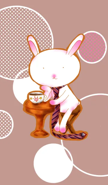 [LINE着せ替え] 宇喜多さんのティータイムの画像1