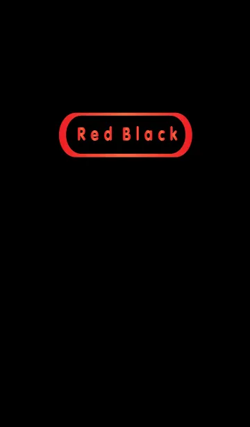 [LINE着せ替え] Red Black Theme V.2の画像1