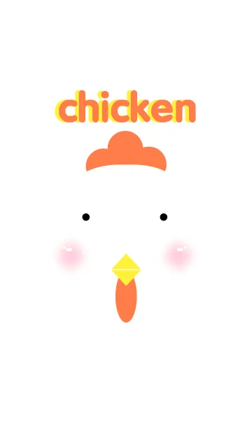 [LINE着せ替え] white chicken themeの画像1