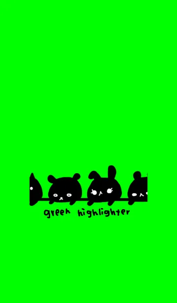 [LINE着せ替え] Green highlighterの画像1