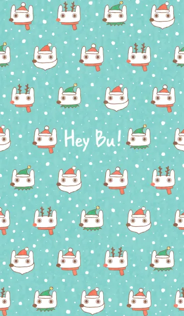 [LINE着せ替え] Hey Bu！-Christmas Patternの画像1