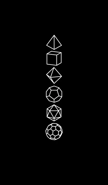 [LINE着せ替え] polyhedron---多面体---の画像1