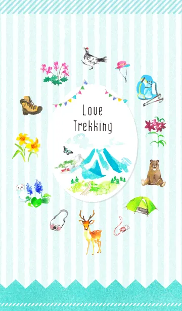[LINE着せ替え] Love Trekking - mountain -の画像1