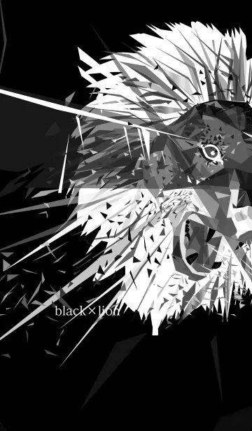 [LINE着せ替え] Black Lionの画像1