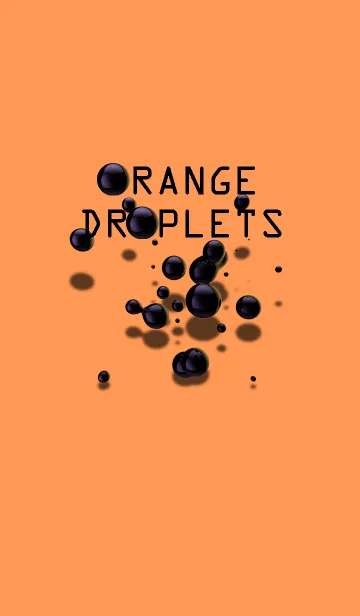 [LINE着せ替え] ORANGE DROPLETSの画像1