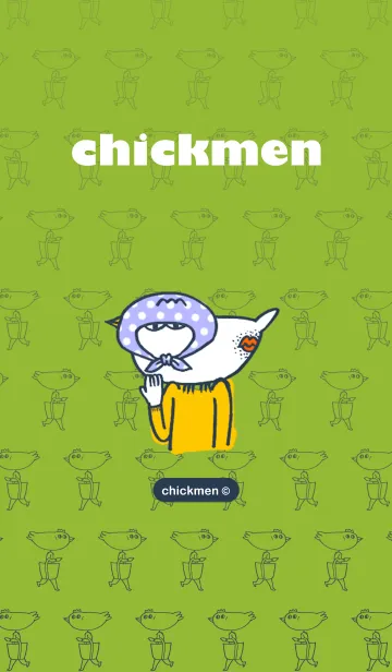 [LINE着せ替え] 鶏と人間の画像1