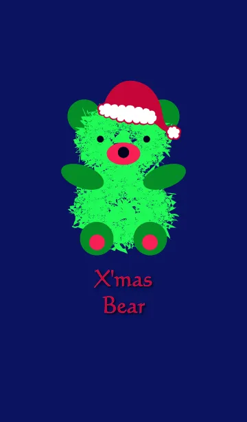 [LINE着せ替え] ~クリスマス くま~の画像1