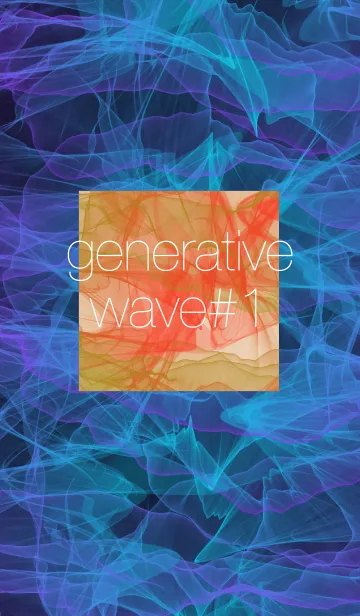 [LINE着せ替え] generative wave#1の画像1