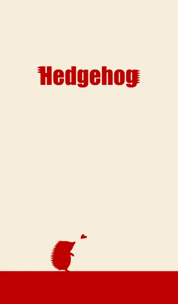 [LINE着せ替え] Hedgehog-r/b-の画像1
