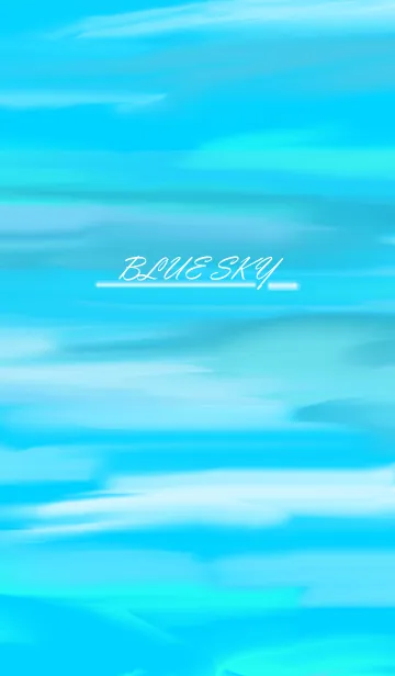 [LINE着せ替え] the sky is blueの画像1