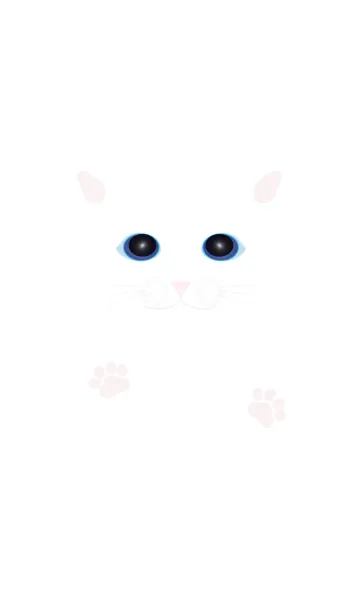 [LINE着せ替え] Pure white catの画像1