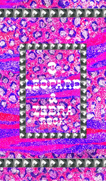 [LINE着せ替え] LEOPARD ＆ ZEBRA ROCKの画像1