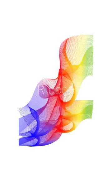 [LINE着せ替え] Rainbow ribbonの画像1