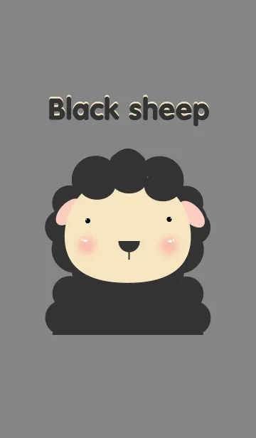 [LINE着せ替え] Simple black sheepの画像1