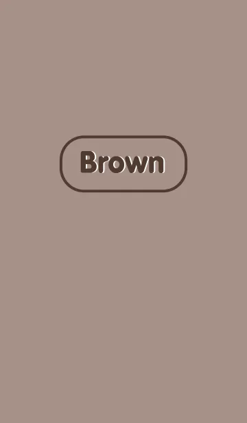 simple button Brown themeの着せ替えメイン画像