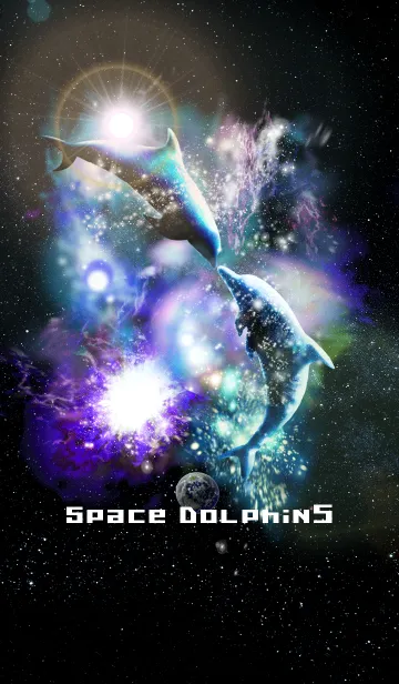 [LINE着せ替え] Space Dolphin 5の画像1