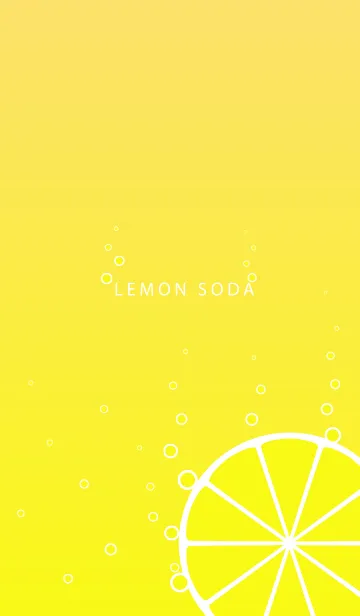 [LINE着せ替え] Lemon soda simple themeの画像1